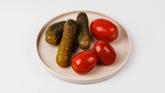 Ассорти маринованное "Томаты и огурцы" Ассорти маринованное "Томаты и огурцы"