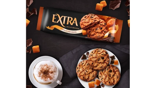Печенье Extra сдобное Гранола c шоколадом и карамелью 150 г