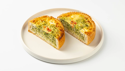 Киш "Сыр с овощами"