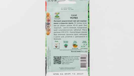 Семена "Салат Успех"