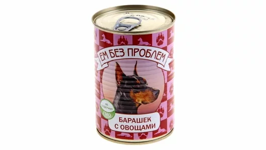 ЕМ БЕЗ ПРОБЛЕМ 410гр Корм для собак Барашек с овощами