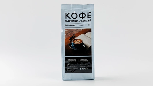Кофе жареный молотый