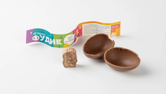 Яйцо шоколадное с игрушкой "Фудик"