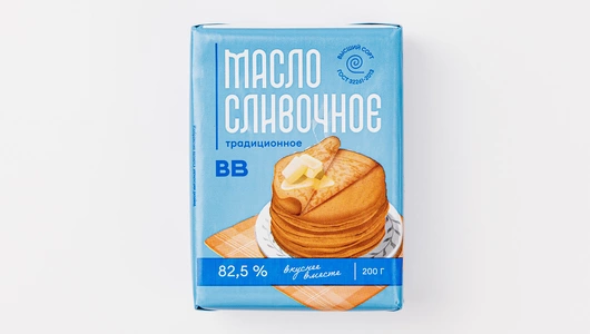 Масло сливочное 82,5%, 200 г Масло сливочное 82,5%, 200 г