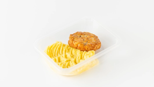 Котлета куриная "Солнышко" с картофельным пюре ДК