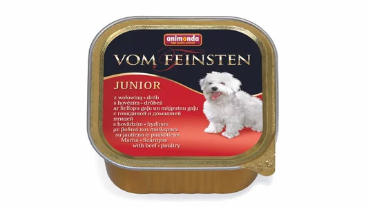 ANIMONDA 150гр Корм конс для щенков Vom Feinsten Junior говядина/мясо домашней птицы