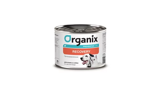 Organix prof консервы (профилактика) Recovery Консервы для кошек и собак в период анорексии, выздоровления и послеоперационного восстановления 240г