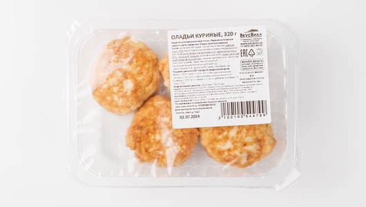 Оладьи куриные, 320 г Оладьи куриные, 320 г
