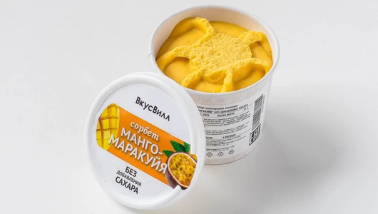 Сорбет "Манго- Маракуйя" без доб. сахара