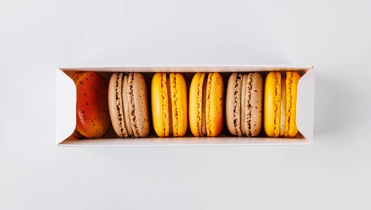 Пирожные макарон "Десертное настроение" набор 6шт, кафе