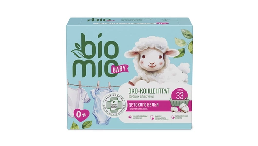 Стиральный порошок для детского белья BioMio Baby Bio-Laundry экологичный 1 кг