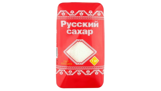 Сахар-песок Русский сахар пакет 1 кг Сахар-песок Русский сахар пакет 1 кг