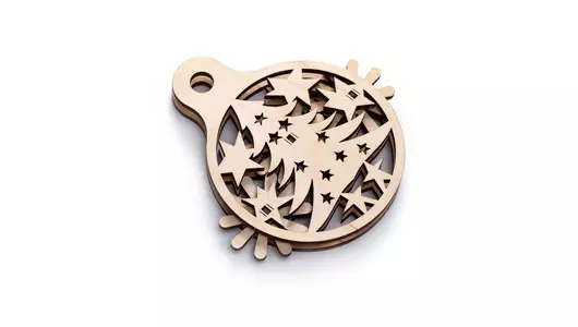 Деревянный конструктор Drovo Елочная игрушка