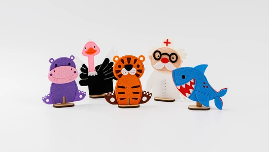 Театр пальчиковый из фетра "Айболит"