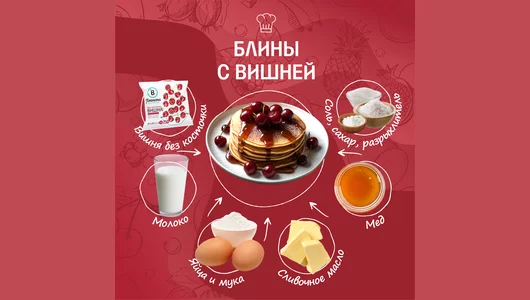 Вишня Планета Витаминов без косточки замороженная 250 г