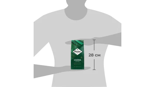 Кофе в зернах Poetti Leggenda Original натуральный жареный 1 кг