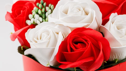 Букет из мыльных цветов №4, 12*14 см