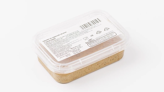 Паштет из куриной печени с лисичками