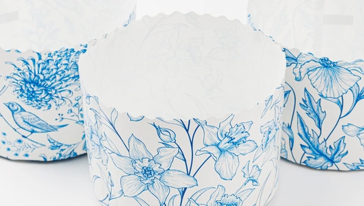 Формы бумажные для&nbsp;кулича, 3шт. (124х90мм)