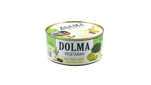 Долма Ecofood Вегетарианец с виноградными листьями ж/б 350 г Долма Ecofood Вегетарианец с виноградными листьями ж/б 350 г
