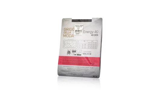 Колготки женские Grido della Moda Energy с массажным эффектом 40 den Nero черные размер 4
