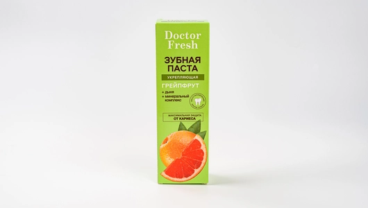 Зубная паста укрепляющая "Грейпфрут" Doctor Fresh, 75 мл