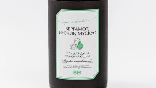 Гель для душа парфюмированный увлажняющий “Бергамот, инжир, мускус"