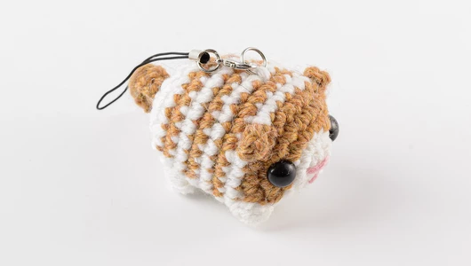 Брелок вязаный "Котик"