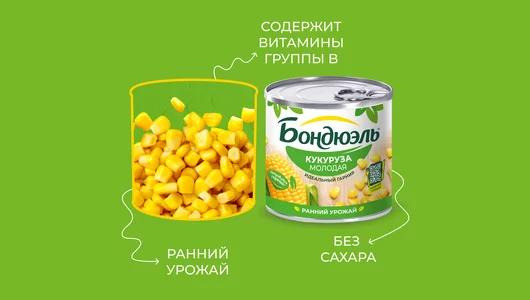 Кукуруза Бондюэль молодая 170 г