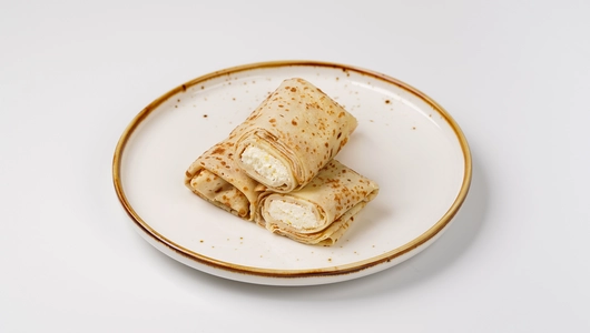 Блины с&nbsp;сыром "Маскарпоне" и&nbsp;лимонным кремом