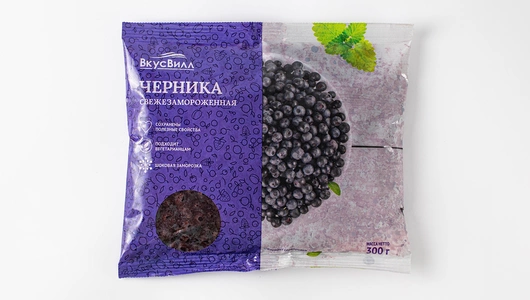Черника, свежезамороженная