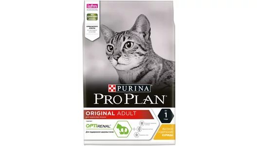 PRO PLAN 1,5кг Корм для кошек Курица ADULT