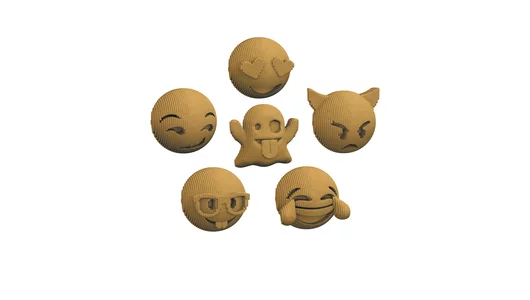 Конструктор детский QBRIX 3D Эмодзи картонный Конструктор детский QBRIX 3D Эмодзи картонный