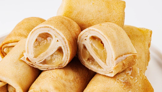 Блинчики с яблоком и корицей, 400 г