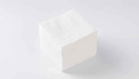 Салфетки бумажные 1 слой, 100 шт