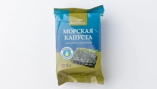 Морская капуста хрустящая классическая, 5 г Морская капуста хрустящая классическая, 5 г