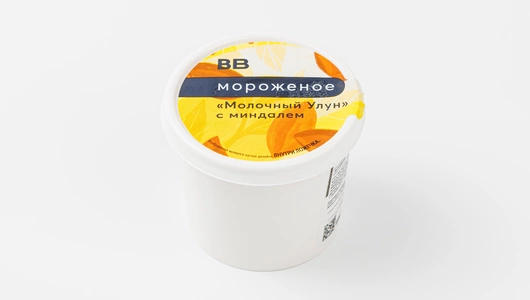 Мороженое "Молочный Улун" с миндалем Мороженое "Молочный Улун" с миндалем