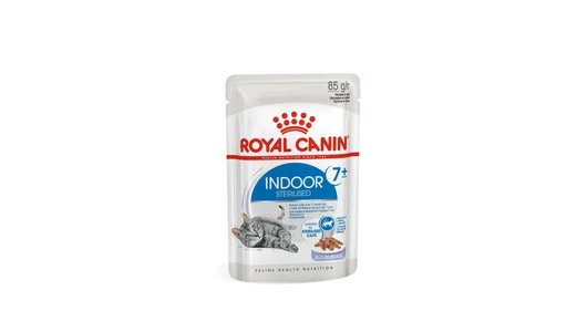 Royal Canin паучи Паучи для домашних кошек 7-12 лет, Кусочки в желе, Indoor Sterilised 7+