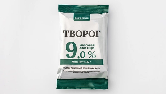 Творог 9%, 180 г Творог 9%, 180 г