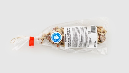 Колбаса сырокопченая полусухая Красочная Колбаса сырокопченая полусухая Красочная