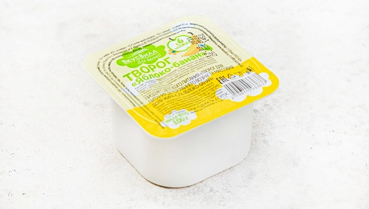 Творог детский "Яблоко-банан" 4,2%