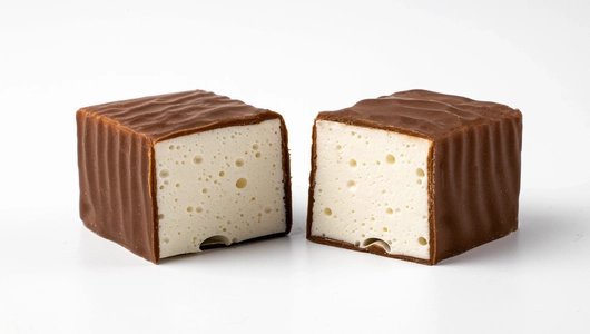 Суфле молочное с ванилью в молочном шоколаде