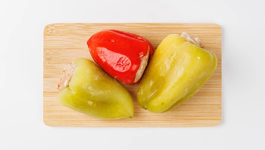 Перец фаршированный с индейкой, зам. Перец фаршированный с индейкой, зам.