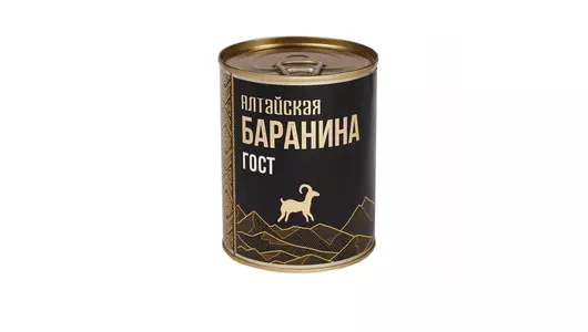 Баранина тушеная Сила высший сорт ГОСТ алтайская ж/б 338 г