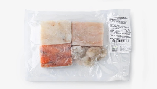 Ассорти рыбное с морепрод. для супа зам., 400 г