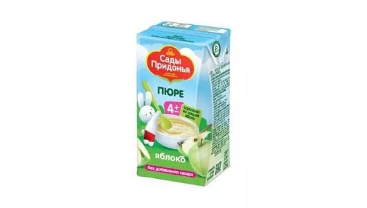 Пюре фруктовое Сады Придонья Яблочное с 4 месяцев 125 г