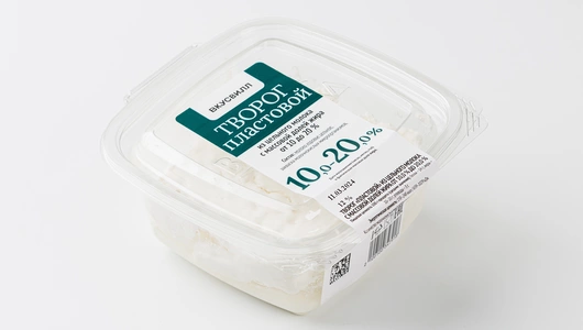 Творог "Пластовой" из цельного молока, 350 г Творог "Пластовой" из цельного молока, 350 г