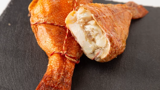 Окунь горячего копчения, вес