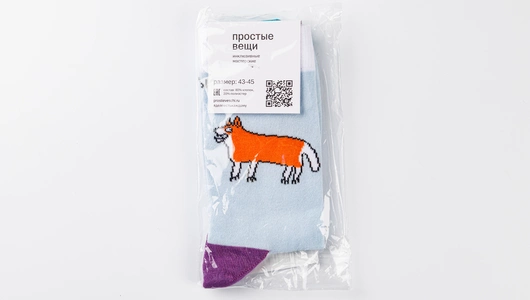 Носки "Корги" 43-45