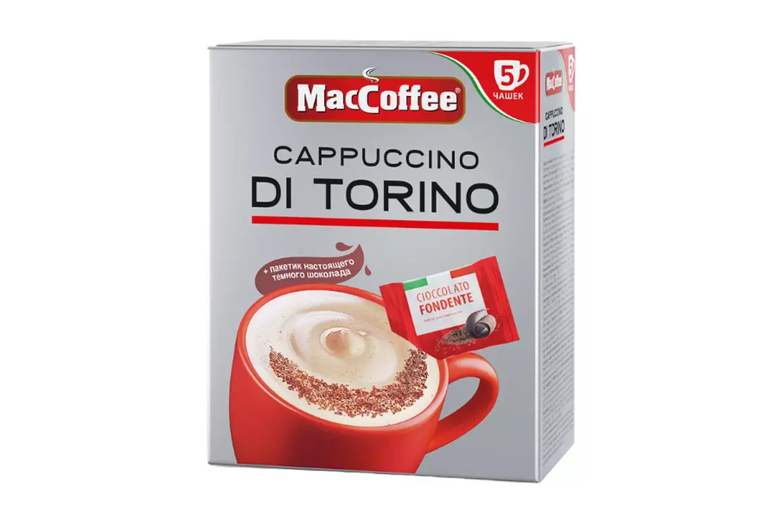 Маккофе торино. Маккофе di Torino. Маккофе капучино ди Торино. Кофе MACCOFFEE di Torino Cappuccino 25,5 гр. Кофе с шоколадной крошкой MACCOFFEE.